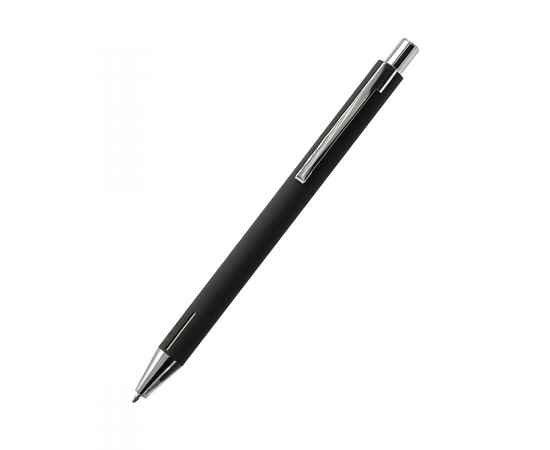 Ручка металлическая Elegant Soft софт-тач, черная, Цвет: черный, изображение 2