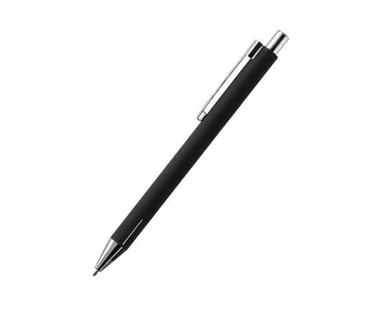 Ручка металлическая Elegant Soft софт-тач, черная, Цвет: черный, изображение 3