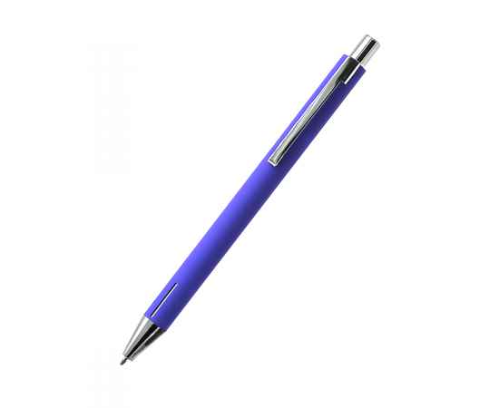 Ручка металлическая Elegant Soft софт-тач, синяя, Цвет: синий, изображение 2