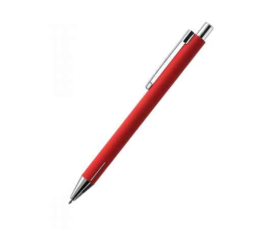 Ручка металлическая Elegant Soft софт-тач, красная, Цвет: красный, изображение 3