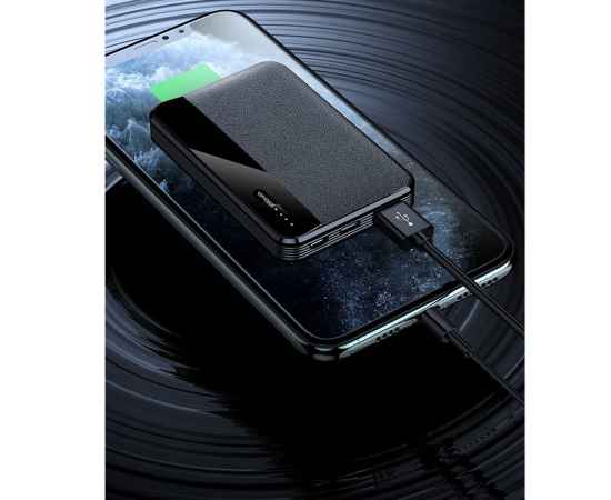 Внешний аккумулятор Pelle, 5000 mAh, черный, Цвет: черный, изображение 5