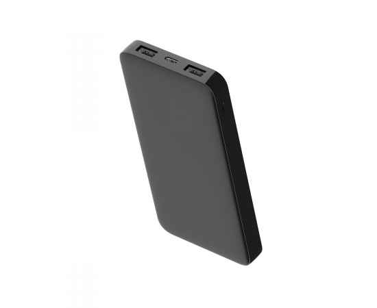 Внешний аккумулятор Polus, 10000 Mah, софт-тач покрытие, черный, Цвет: черный, изображение 5