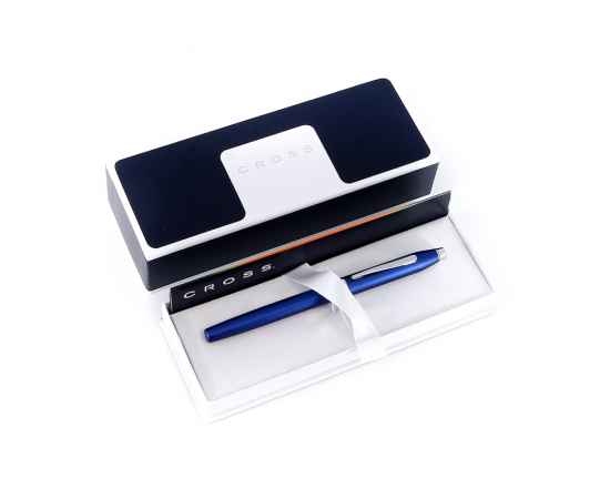 Шариковая ручка Cross Century II. Цвет - синий матовый., изображение 3