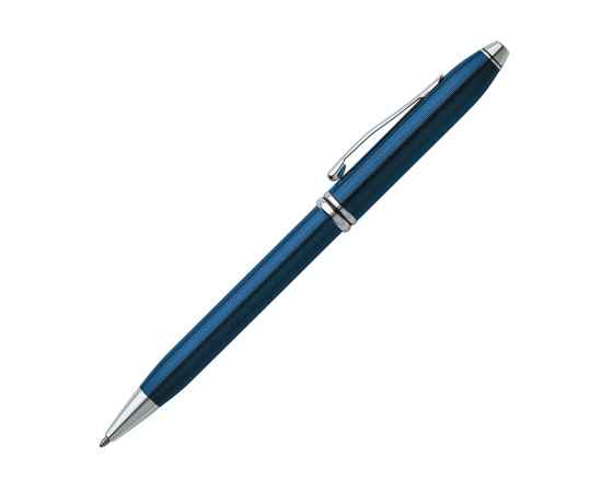 Шариковая ручка Cross Townsend, тонкий корпус. Цвет - синий., изображение 2