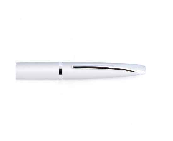 Шариковая ручка Cross ATX. Цвет - серебристый матовый., изображение 3