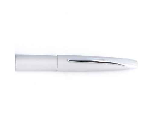 Перьевая ручка Cross ATX. Цвет - серебристый матовый. Перо - сталь, тонкое., изображение 2