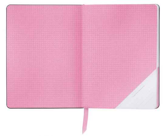 Записная книжка Cross Jot Zone, A4, 160 стр, ручка в комплекте. Цвет - черно-розовый, изображение 3