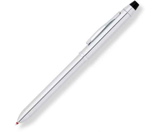 Многофункциональная ручка Cross Tech3+. Цвет - серебристый., изображение 2