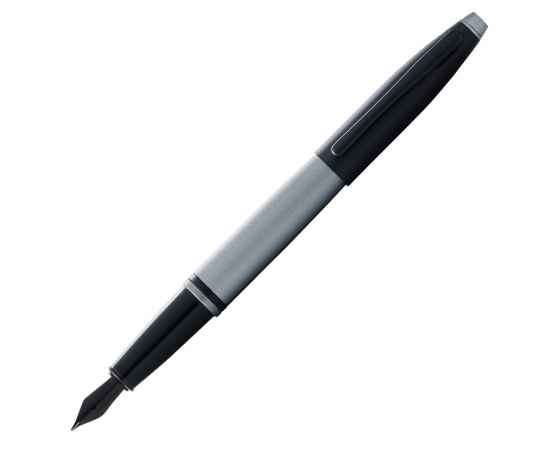 Перьевая ручка Cross Calais Matte Gray and Black Lacquer, перо F, изображение 2