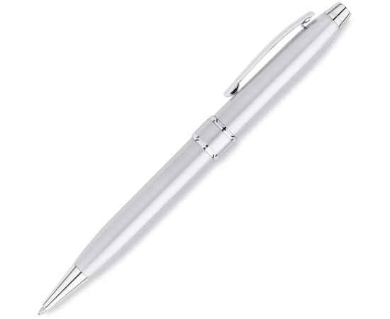 Шариковая ручка Cross Stratford. Цвет - серебристый матовый., изображение 2