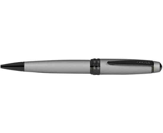 Шариковая ручка Cross Bailey Matte Grey Lacquer. Цвет - серый., изображение 4