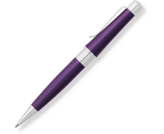 Шариковая ручка Cross Beverly. Цвет - фиолетовый., изображение 2