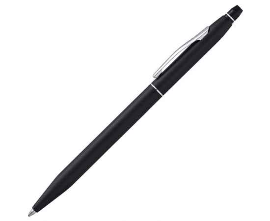 Шариковая ручка Cross Click в блистере, с доп. гелевым стержнем черного цвета. Цвет - мат. черный, изображение 2
