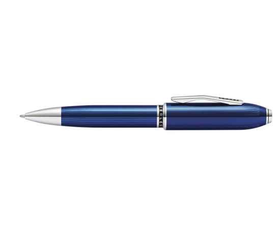 Шариковая ручка Cross Peerless Translucent Quartz Blue Engraved Lacquer, изображение 2