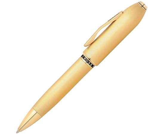 Шариковая ручка Cross Peerless 125. Цвет - золотистый, изображение 2