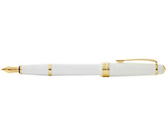 Перьевая ручка Cross Bailey Light Polished White Resin and Gold Tone, перо F, изображение 4