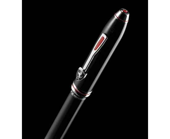 Шариковая ручка Cross Townsend Ferrari Glossy Black Lacquer / Rhodium, изображение 4
