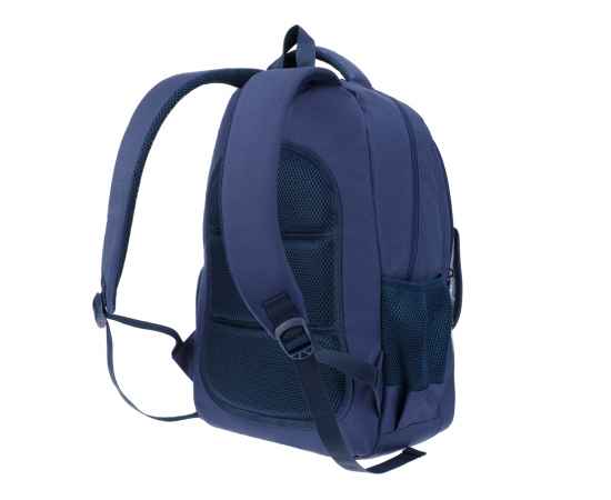 Рюкзак TORBER CLASS X, темно-синий с орнаментом, полиэстер 900D, 45 x 30 x 18 см, изображение 3
