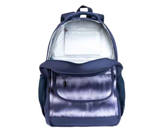 Рюкзак TORBER CLASS X, темно-синий с орнаментом, полиэстер 900D, 45 x 30 x 18 см, изображение 7