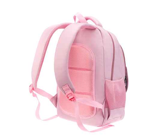Рюкзак TORBER CLASS X, розовый с орнаментом, полиэстер 900D, 45 x 30 x 18 см, изображение 3