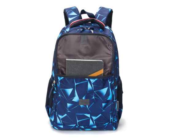 Рюкзак TORBER CLASS X, темно-синий с орнаментом, полиэстер, 45 x 30 x 18 см, изображение 4