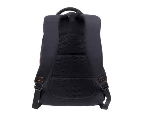 Рюкзак TORBER CLASS X, черный с оранжевой вставкой, полиэстер 900D, 45 x 32 x 16 см, изображение 4