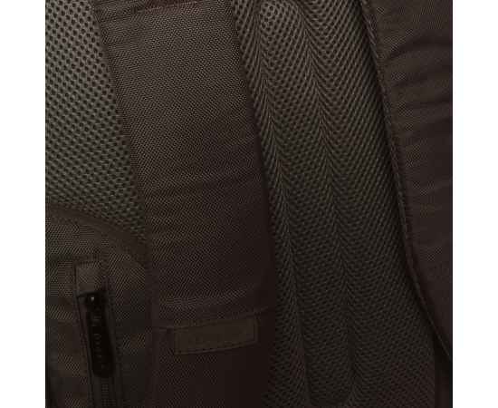 Рюкзак TORBER VECTOR с отделением для ноутбука 15,6', коричневый, полиэстер 840D, 44 х 30 x 9,5 см, изображение 5
