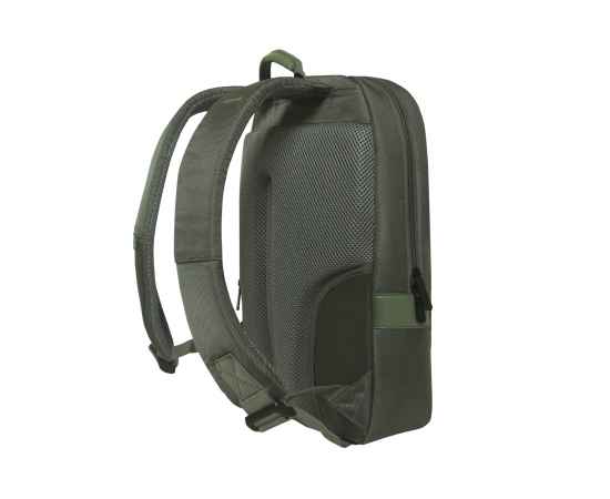 Рюкзак TORBER VECTOR с отделением для ноутбука 15,6', серо-зелёный, полиэстер 840D, 44 х 30 x 9,5 см, изображение 3