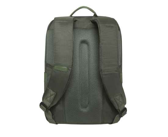 Рюкзак TORBER VECTOR с отделением для ноутбука 15,6', серо-зелёный, полиэстер 840D, 44 х 30 x 9,5 см, изображение 4