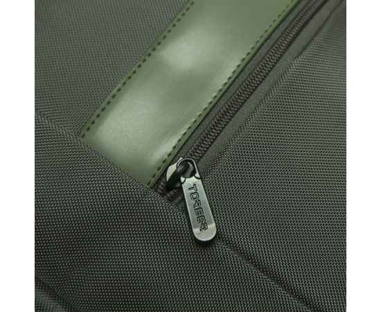 Рюкзак TORBER VECTOR с отделением для ноутбука 15,6', серо-зелёный, полиэстер 840D, 44 х 30 x 9,5 см, изображение 10
