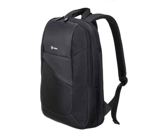 Рюкзак TORBER VECTOR с отделением для ноутбука 15,6'', черный, нейлон, 29 x 8 x 43 см, 10л, изображение 2