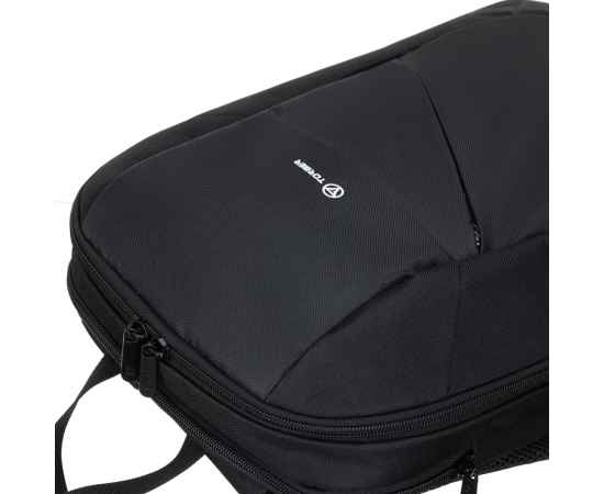 Рюкзак TORBER VECTOR с отделением для ноутбука 15,6'', черный, нейлон, 29 x 8 x 43 см, 10л, изображение 6