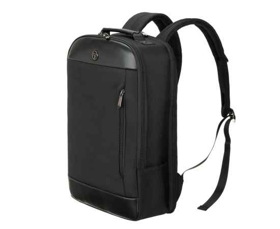Рюкзак TORBER VECTOR с отделением для ноутбука 15,6'', черный, нейлон, 28 x 40 x 12 см, 13л, изображение 2