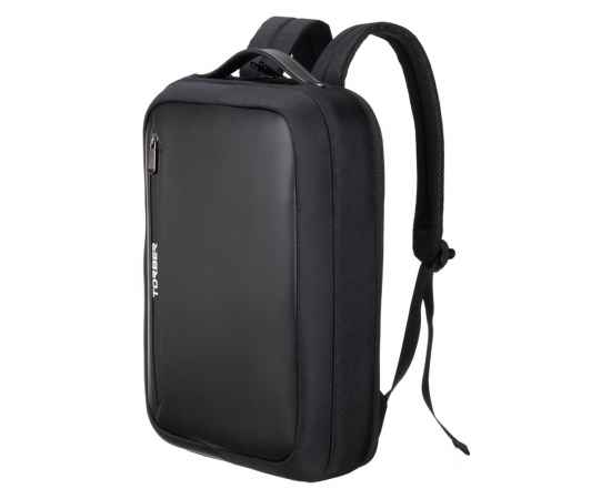 Рюкзак TORBER VOYAGE с отделением для ноутбука 15,6'', черный, нейлон/микрофибра, 30x12x42 см, 14л, изображение 2