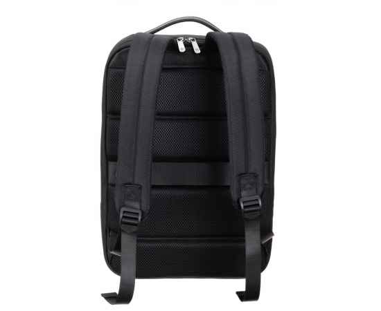 Рюкзак TORBER VOYAGE с отделением для ноутбука 15,6'', черный, нейлон/микрофибра, 30x12x42 см, 14л, изображение 4