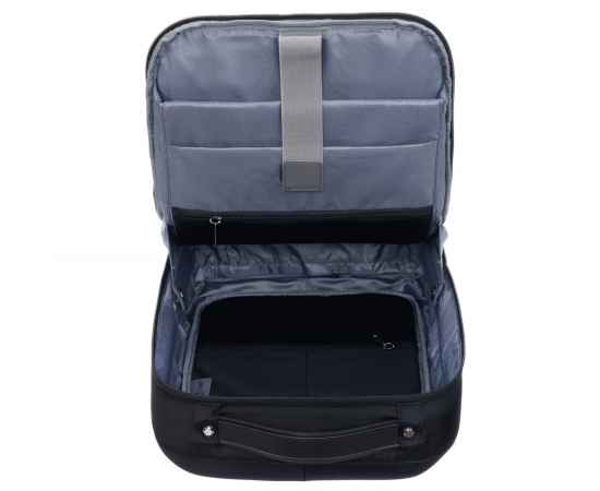 Рюкзак TORBER VOYAGE с отделением для ноутбука 15,6'', черный, нейлон/микрофибра, 30x12x42 см, 14л, изображение 7