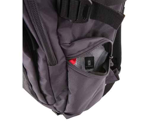 Рюкзак WENGER 15'', серый / чёрный, полиэстер 900D/ М2 добби, 29х15х47 см, 20 л, изображение 9