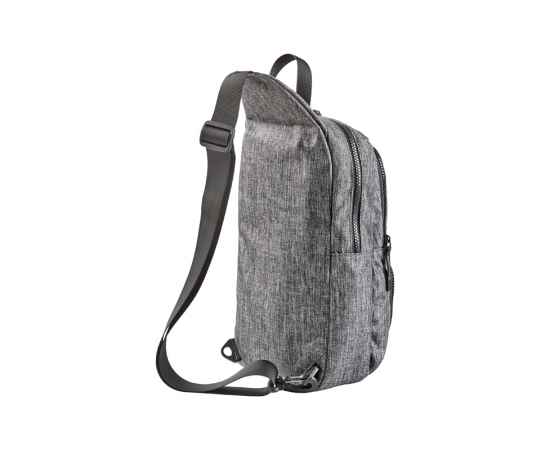 Рюкзак WENGER с одним плечевым ремнем, темно-cерый, полиэстер, 19 х 12 х 33 см, 8 л, изображение 4