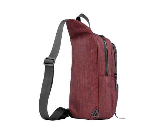 Рюкзак WENGER с одним плечевым ремнем, бордовый, полиэстер, 19 х 12 х 33 см, 8 л, изображение 3