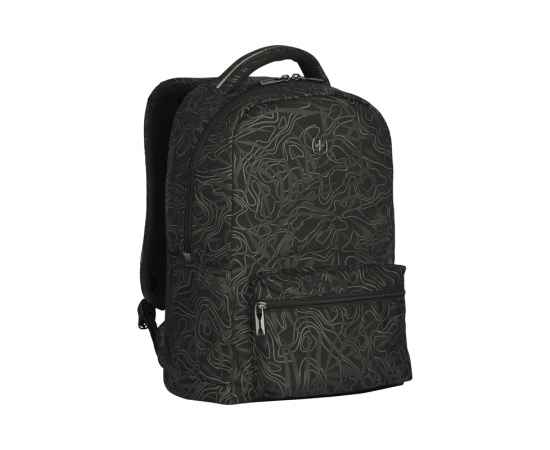 Рюкзак WENGER 16'', черный с рисунком, полиэстер, 36 x 25 x 45 см, 22 л, изображение 5