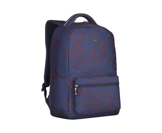 Рюкзак WENGER 16'', синий с рисунком, полиэстер, 36 x 25 x 45 см, 22 л, изображение 5