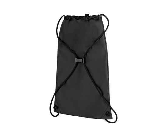 Рюкзак-мешок на завязках WENGER XC Fyrst, черный, полиэстер, 35x1x48 см, 12 л, изображение 2