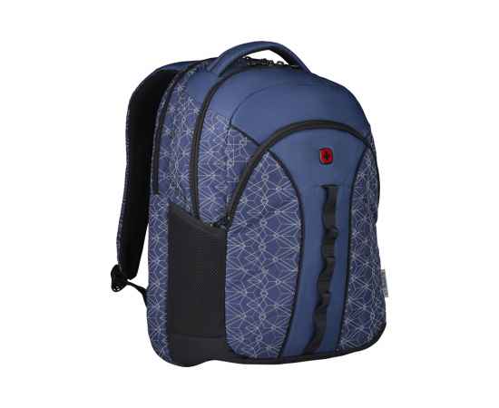 Рюкзак WENGER Sun 16'', синий со светоотражающим принтом, полиэстер, 35x27x47 см, 27 л, изображение 5