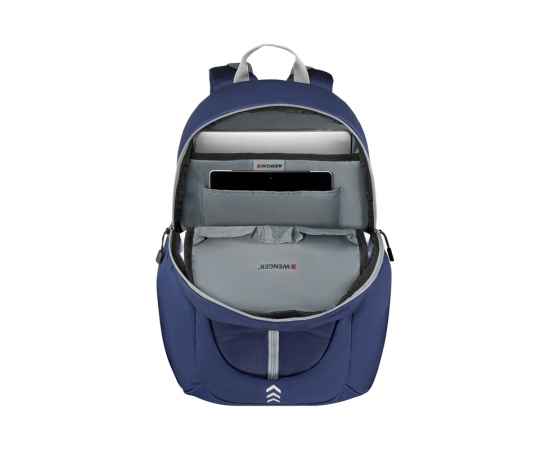 Рюкзак WENGER Engyz 16', синий, 100% полиэстер, 33х20х46 см, 21 л, изображение 4