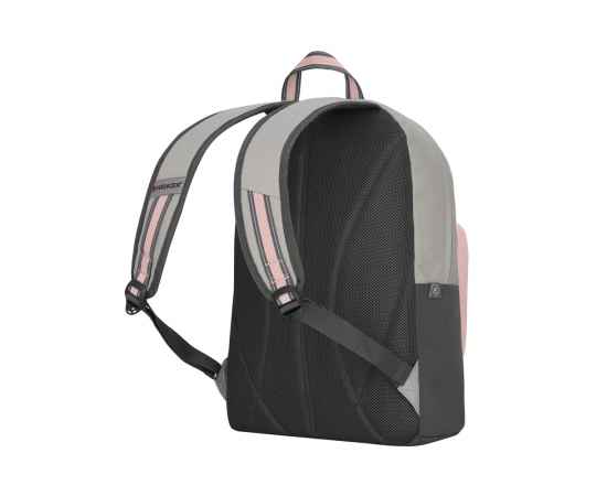 Рюкзак WENGER NEXT Crango 16', серый/розовый, переработанный ПЭТ/Полиэстер, 33х22х46 см, 27 л., изображение 4