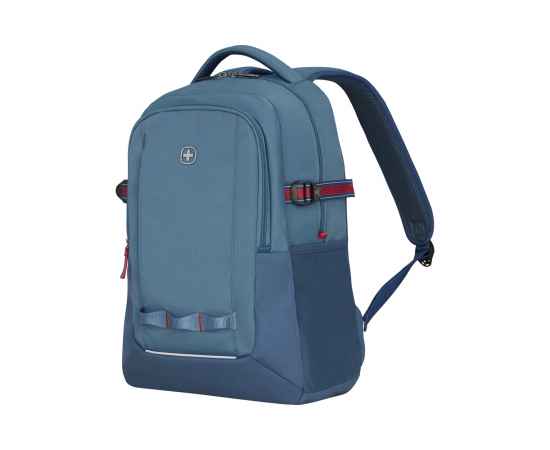 Рюкзак WENGER NEXT Ryde 16', синий/деним, переработанный ПЭТ/Полиэстер, 32х21х47 см, 26 л., изображение 2