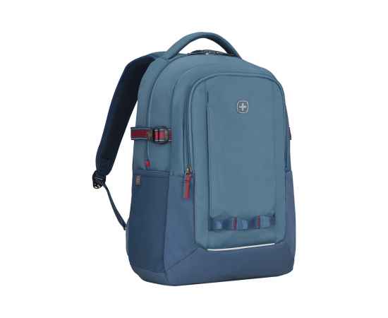 Рюкзак WENGER NEXT Ryde 16', синий/деним, переработанный ПЭТ/Полиэстер, 32х21х47 см, 26 л., изображение 3