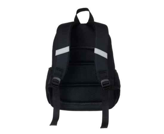 Рюкзак TORBER CLASS X Mini, чёрный/серый с орнаментом, полиэстер 900D + Мешок для обуви в подарок, изображение 4