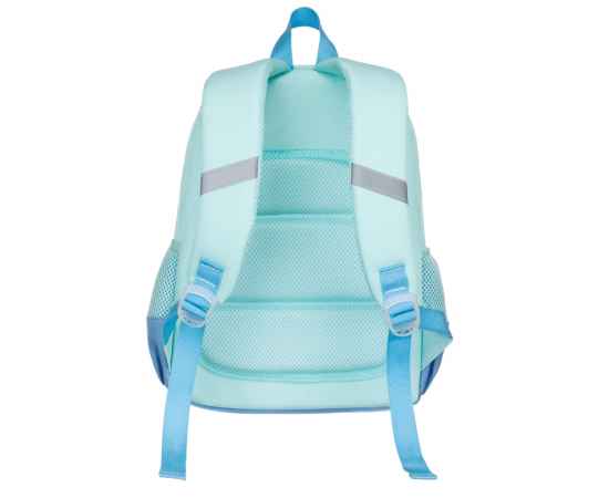 Рюкзак TORBER CLASS X Mini, зелёный с орнаментом, полиэстер 900D + Мешок для сменной обуви в подарок, изображение 4