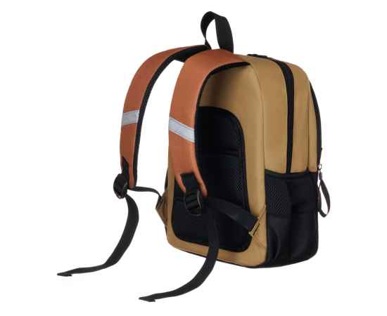 Рюкзак TORBER CLASS X Mini, хаки с орнаментом, полиэстер 900D + Мешок для сменной обуви в подарок!, изображение 3